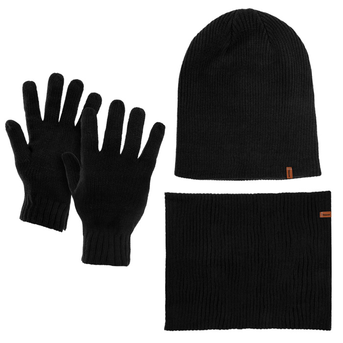 Zimný set - Čiapka, rukavice, šál (tunel)