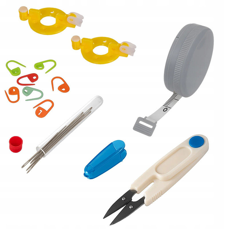 Súprava na háčkovanie XXL - 21 háčikov 0,6 - 6,0mm s príslušenstvom