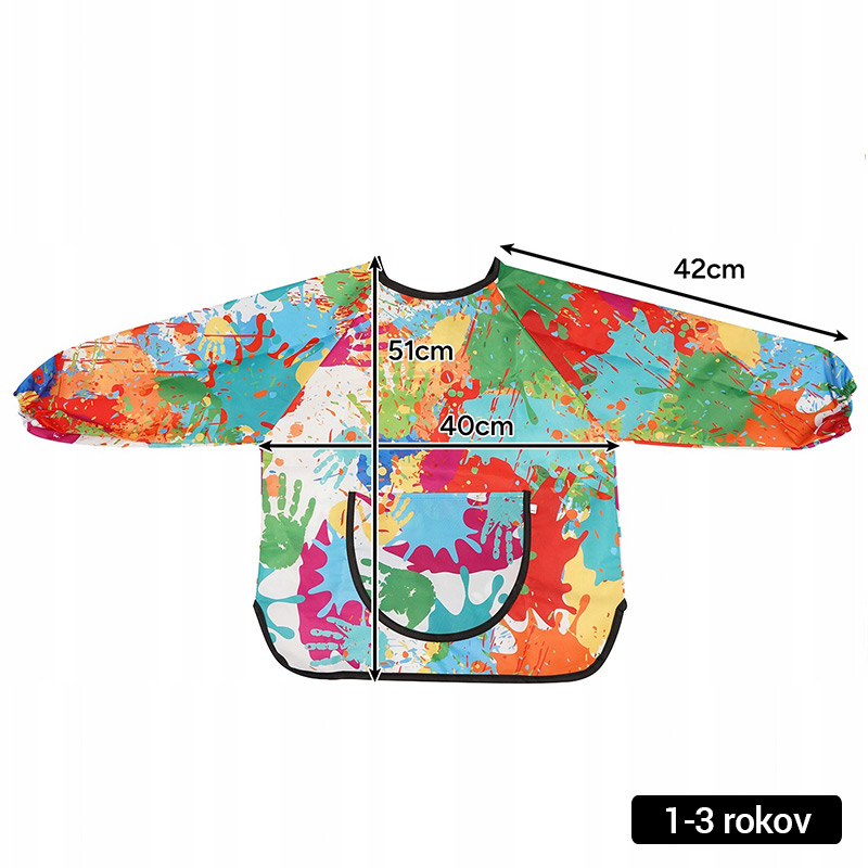 Detská ochranná nepremokavá zástera na maľovanie aj do kuchyne (2 veľkosti)