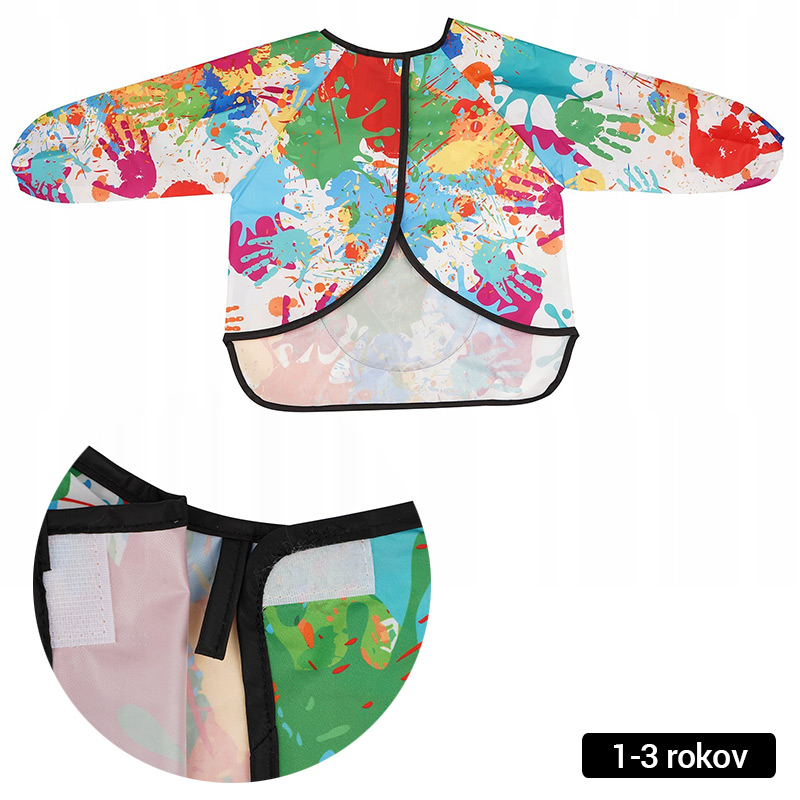 Detská ochranná nepremokavá zástera na maľovanie aj do kuchyne (2 veľkosti)