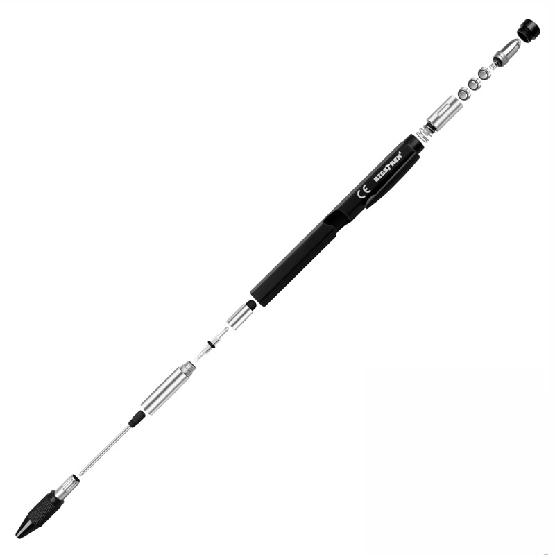 Multifunkčné pero 9v1 - LED svetlo, otvárač na fľaše, skrutkovač, vodováha, pravítko, stylus – Obrázok 5
